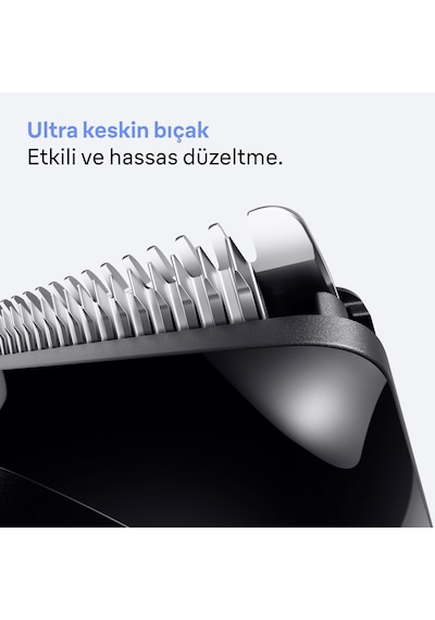 Braun Sakal Düzeltici Series 3, +5 Aksesuar, 40 Uzunluk, Keskin Bıçak, Bt3560
