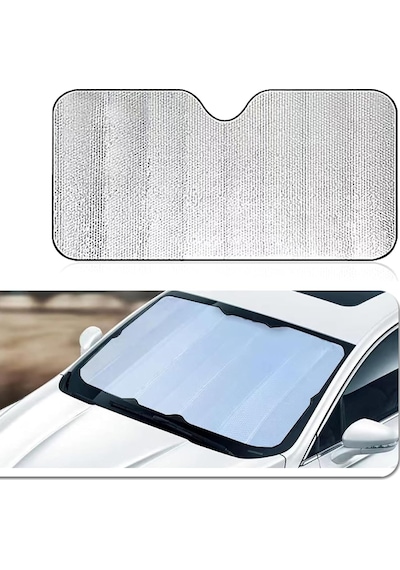 Techmrt Katlanabilir Araç Ön Cam Güneşlik Isı Ve Işık Önleyici Honda Civic Peugeot 3008 Volkswagen P