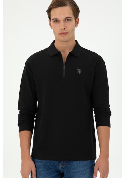 U.s. Polo Assn. Erkek Siyah Sweatshirt 50293413-vr046 Siyah