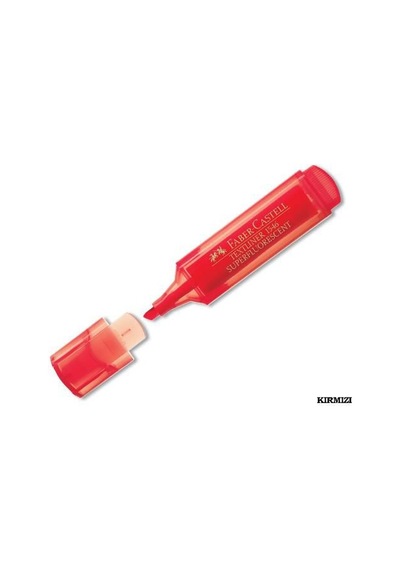 Faber-Castell Fosforlu Kalem Kırmızı 1546 21