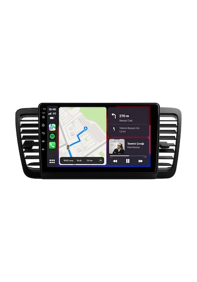 Subaru Outback 2007-2009 Android Multimedya Carplay Android Auto Navigasyon Kameralı 6gb Ram 64gb 9"