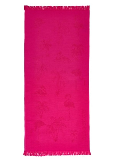 Plaj Havlusu Peşkır Zaplazu Fuşya Kadın 150x71