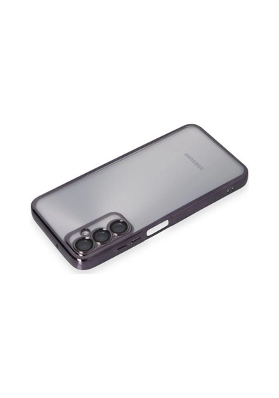 Samsung Galaxy A05s Kılıf Lensli Silikon - Mor
