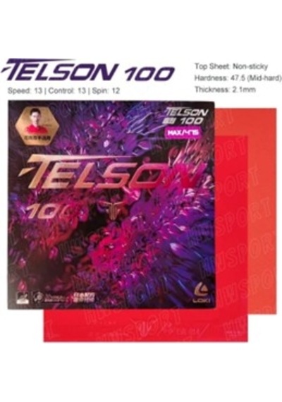 Telson 100 Japon Teknolojisi Masa Tenisi Raket Lastiği Profesyonel Kırmızı