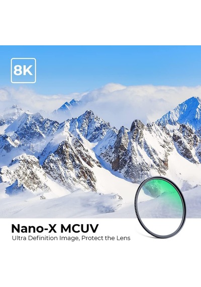 K&f Concept Nano X-serisi Uv Filtresi 67 Mm Schott Cam B270 28 Katmanlı Mc Süper İnce Koruyucu Filtre Ultraviyole Filtre