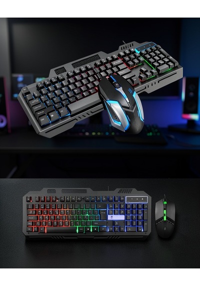 Gaming Klavye Led Aydınlatmalı Mekanik Hisli Uuczzzpg8018klavyeeeee3