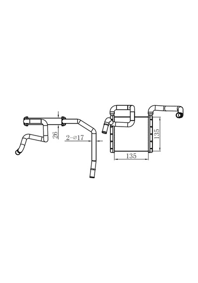 Orıs Kmz030026 Kalorifer Radyatörü Ford Ranger 98 2.5-3.0 Tdci Xm34 18476 Ca-xm34 18476 Cb-3943167