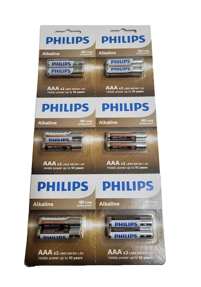 Philips Power Alkalin 12li Aaa İnce Pil Lr03p12w10