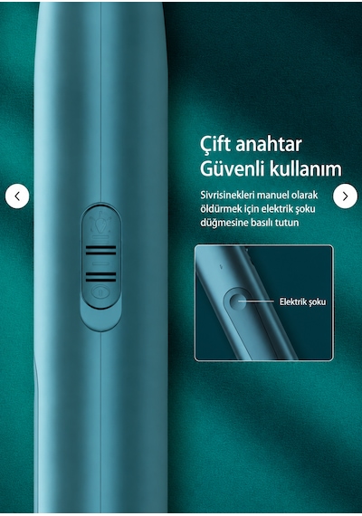 Usb Şarjlı Uv Işıklı Elektrikli Sivrisinek Öldürücü Raket Sinek Öldürücü Arı Sivri Sineksavar 1