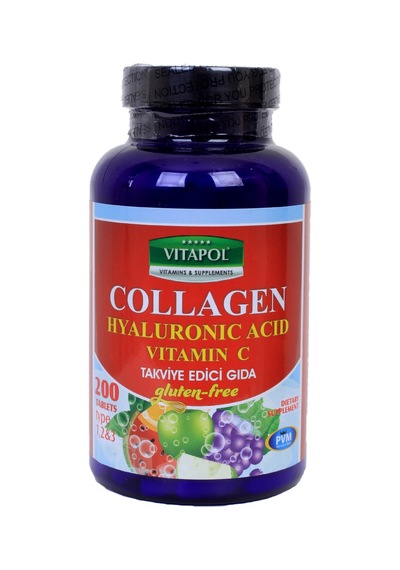 Vitapol Collagen Hyaluronic Acid Vitamin C 200 Tablet