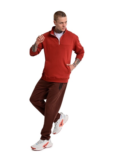 Sportive Badajoz Erkek Turuncu Günlük Stil Sweatshirt 24ke016-krmt Turuncu