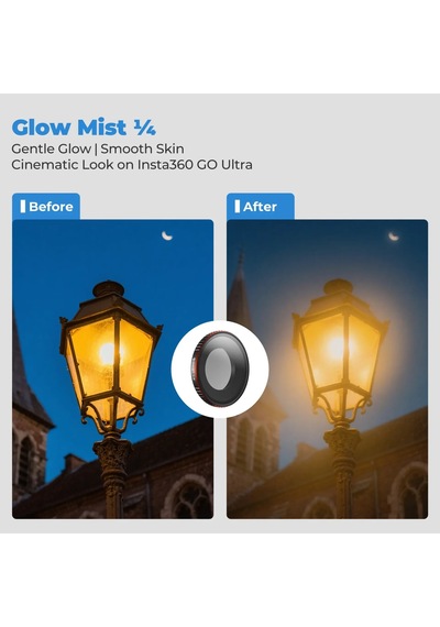 Freewell Insta360 Go Ultra Black Glow Mist 1/4 Filter