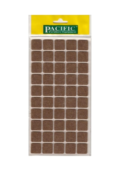Yapışkanlı Keçe Zemin Koruyucusu 20x20 Mm Çok Renkli