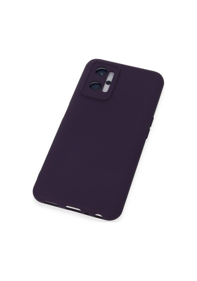 Realme 9i 4g Kılıf Nano İçi Kadife Silikon - Mor Renkli