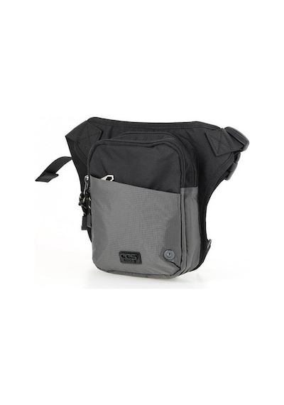 Ççs 31186 Motosiklet Bel Bacak Çanta Gri