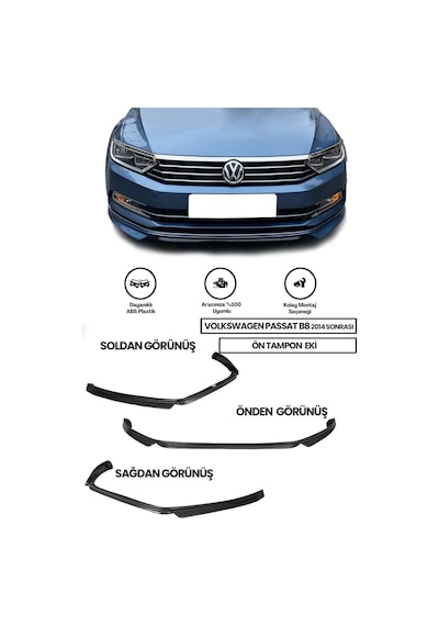 Passat B8 2014 - Sonrası Ön Ek Plastik Uyumlu