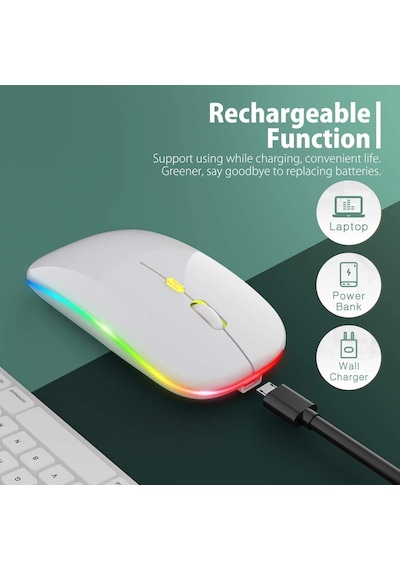 Blackbird Game Center BWM6 Kablosuz 1600DIı Işıklı Kablosuz Mouse