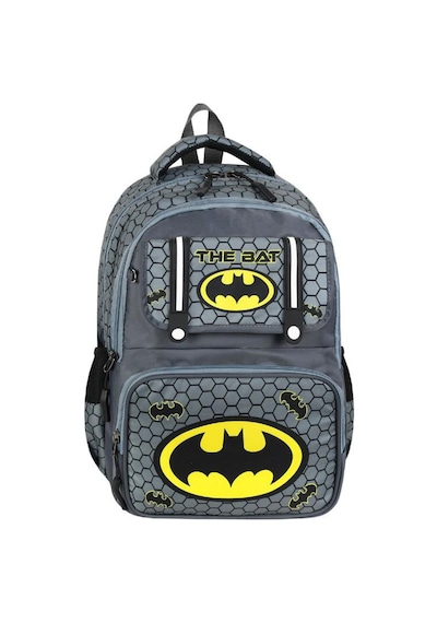 İlkokul Çantası 3'lü Set 42 30 Cm Beslenme Çantası Kalem Kutusu Ortopedik Sırt Erkek Çocuk Kids Bag Gri