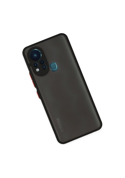 İnfinix Hot 11s Uyumlu Kılıf Montreal Silikon Kapak - Siyah