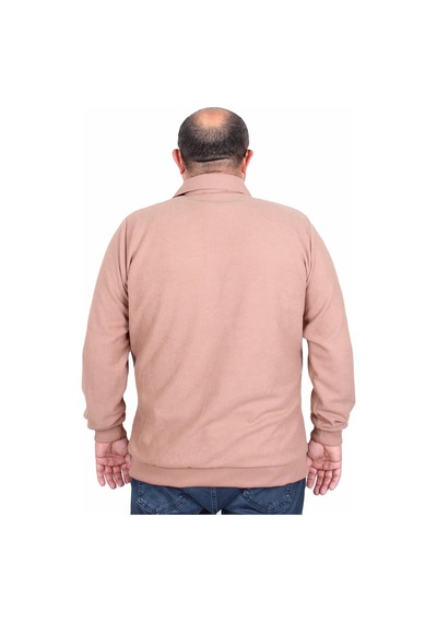 Moc Grande Mocgrande Erkek Büyük Beden Polo Yaka Sweat Flota Cep 24407 S.kahve