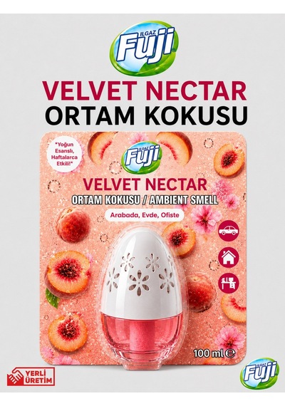 Ilgaz Fuji Şeftali Kokulu Araç, Wc, Oda Ve Ortam Kokusu 100 Ml Velvet Nectar Kalıcı Kavanoz Koku