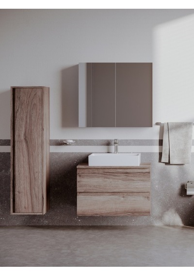Creavit Next Tezgah Üzeri Kare Lavabo 50 50 Cm Beyaz Nx255-00cb00e-0000