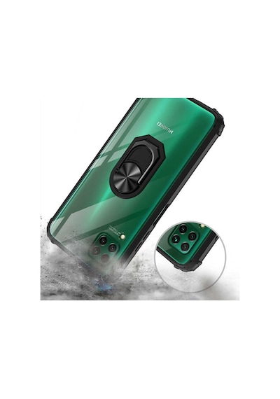 Huawei P40 Lite Kilif Seffaf Sararmaz Yüzüklü Mola Kapak 389837166