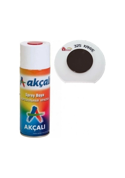 Akçalı Sprey Boya 400 Ml 325 Kahve Çok Renkli