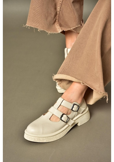 Fox Shoess996019109 Bej Kadın Ayakkabı Bej