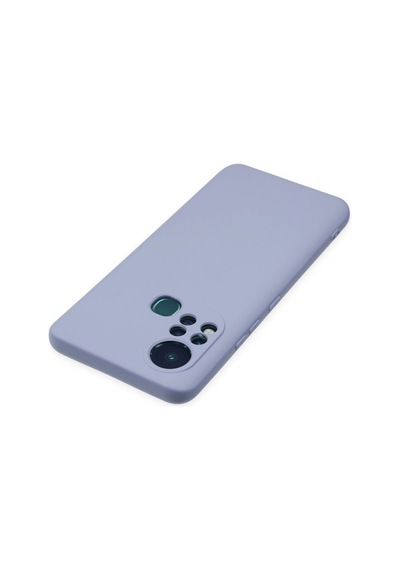İnfinix Hot 11s Kılıf Nano İçi Kadife Silikon - Lila -