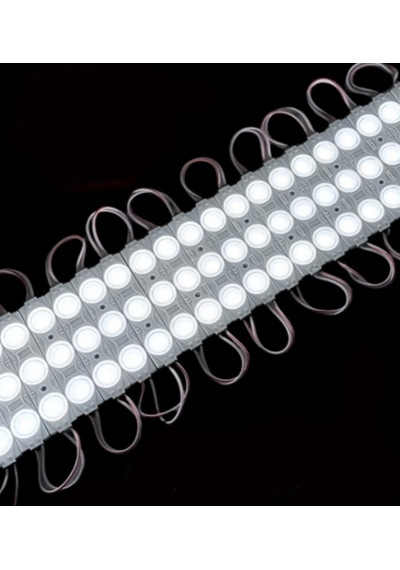 2 Adet 12V 3 Ledli Parmak Led Modül 1.5W 2835 Mercekli Beyaz