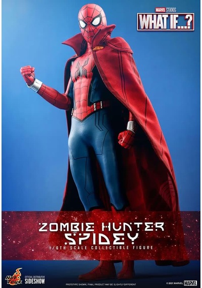 Hot Toys Zombie Hunter Spidey Sixth Scale Figure TMS38 - 909046 / Marvel Comics / What If…?