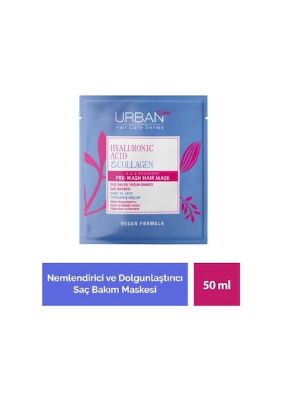 Hyaluronik Asit&kolajen Kuru Ve Cansız Saçlara Duş Öncesi Saç Bakım Maskesi 12'li Set