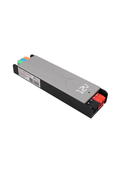 Ayt Powermaster Pm-26839 12 Volt 10 Amper 120 Watt Slim Metal Kasa Adaptör Voltaj Göstergeli 189x51x27mm