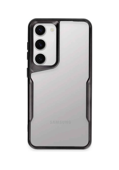 Samsung Galaxy Uyumlu - S23 Kılıf Boyi Silikon Kapak - Siyah