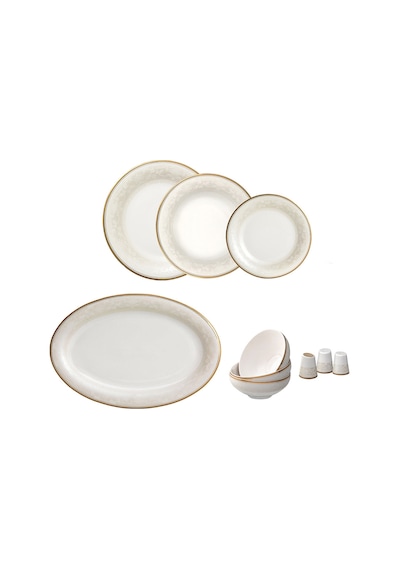 Jumbo Oscar Gold 55 Parça 12 Kişilik Yemek Takımı Altın