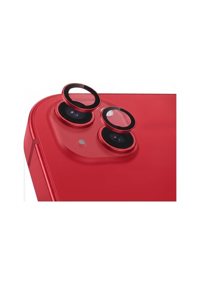 Apple iPhone Uyumlu 13/13 Mini İle Uyumlu Kamera Lens Koruyucu Alüminyum Alaşım Çerçeveli Telefon Lensi Temperli Cam Koruma Kırmızı Sku: Zeusb0hj49q6rq -
