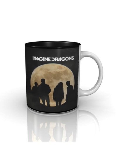 Imagine Dragons Sihirli Kupa Bardak Parlak Siyah