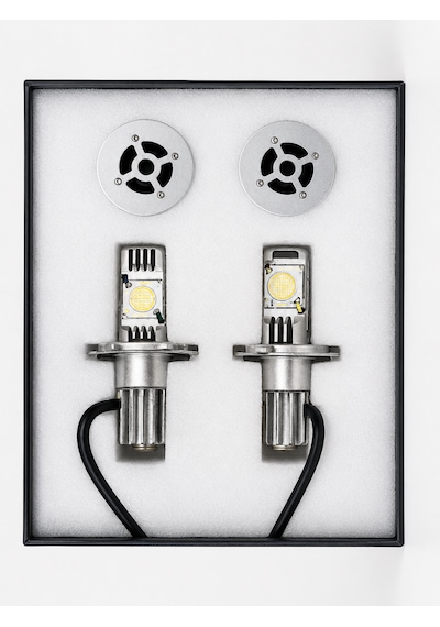 Üniversal H4 Mavi Turbo Xenon Led Far Ampulü 3600 Lümen 5000 Kelvin