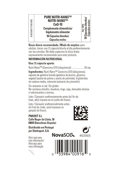 Nutri-nano Coq-10 50 Softgel