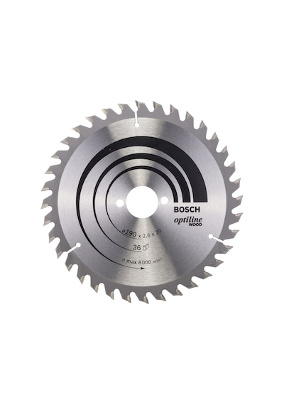 Bosch Optiline Wood 190 x 30 MM 36 Diş Daire Testere Bıçağı - 2608640616
