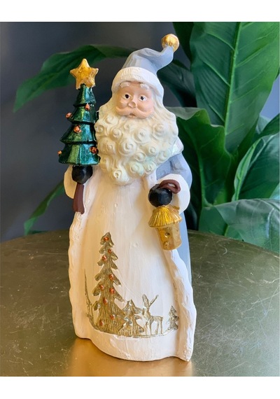 Fenerli Çam Ağaçlı Noel Baba Dekor Hs691-2
