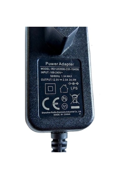 12v 2a Modem Ve Arduino Uyumlu Plastik Kasa Priz Tipi Adaptör Rd1202000-c55-154og