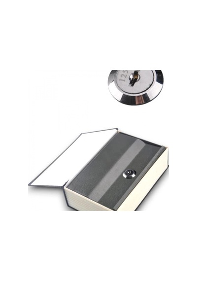 İngilizce Sözlük Tasarımlı Metal Kilitli Kitap Kasa 18,5 X 11,5 X 5,6 Cm