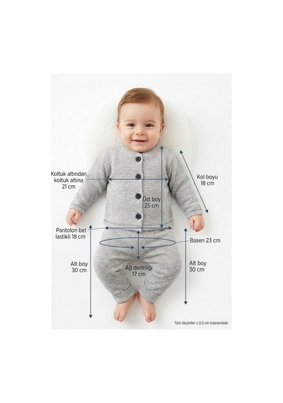 Gülerçocuk Unisex Bebek Gri Triko Örgü Alt Üst Takım - Düğmeli Hırka Ve Pantolon İkili Set Yenidoğan 0-3 Ay Gri - 938051830 Gri Gülerçocuk Unisex Bebek Gri Triko Örgü Alt Üst Takım - Düğmeli Hırka Ve Pantolon İkili Set Yenidoğan 0-3 Ay Gri - 938051830 Gri