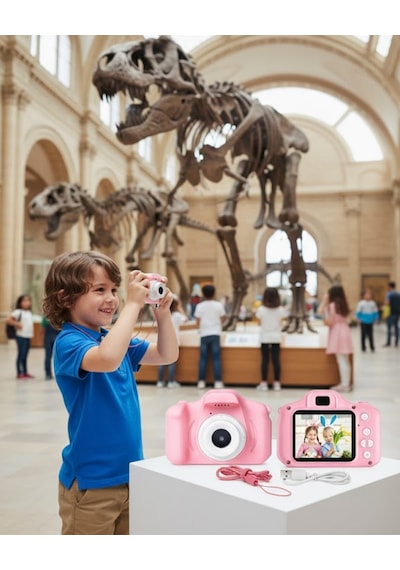 Hd Video Kayıt Özellikli Mini Dijital Kamera Fotoğraf Çekimli Glblseme - 66 Usb Şarjlı