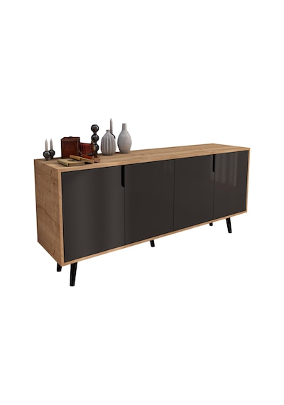 Latina Modern Konsol 180 Cm Safir Meşe - Antrasit Latina Modern Konsol 180 Cm Safir Meşe - Antrasit
