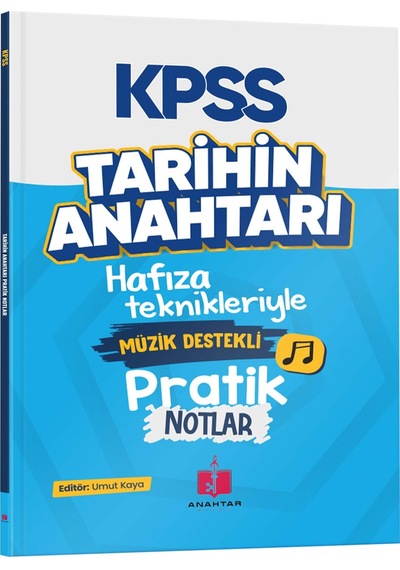 Kpss Tarihin Anahtarı Müzik Destekli Pratik Notlar - Umut Kaya