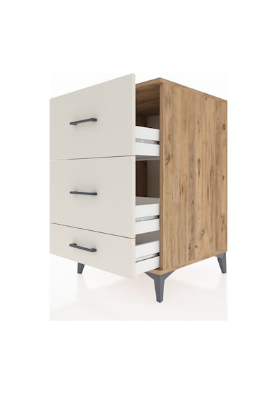Kronos Komodin 3 Çekmeceli 60x59x96 Çam-aytaşı Atlas Çam