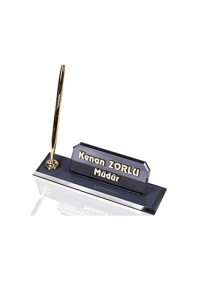 Elf Kristal Masa İsimliği Yeni İş Ofis Masaüstü İsimlik